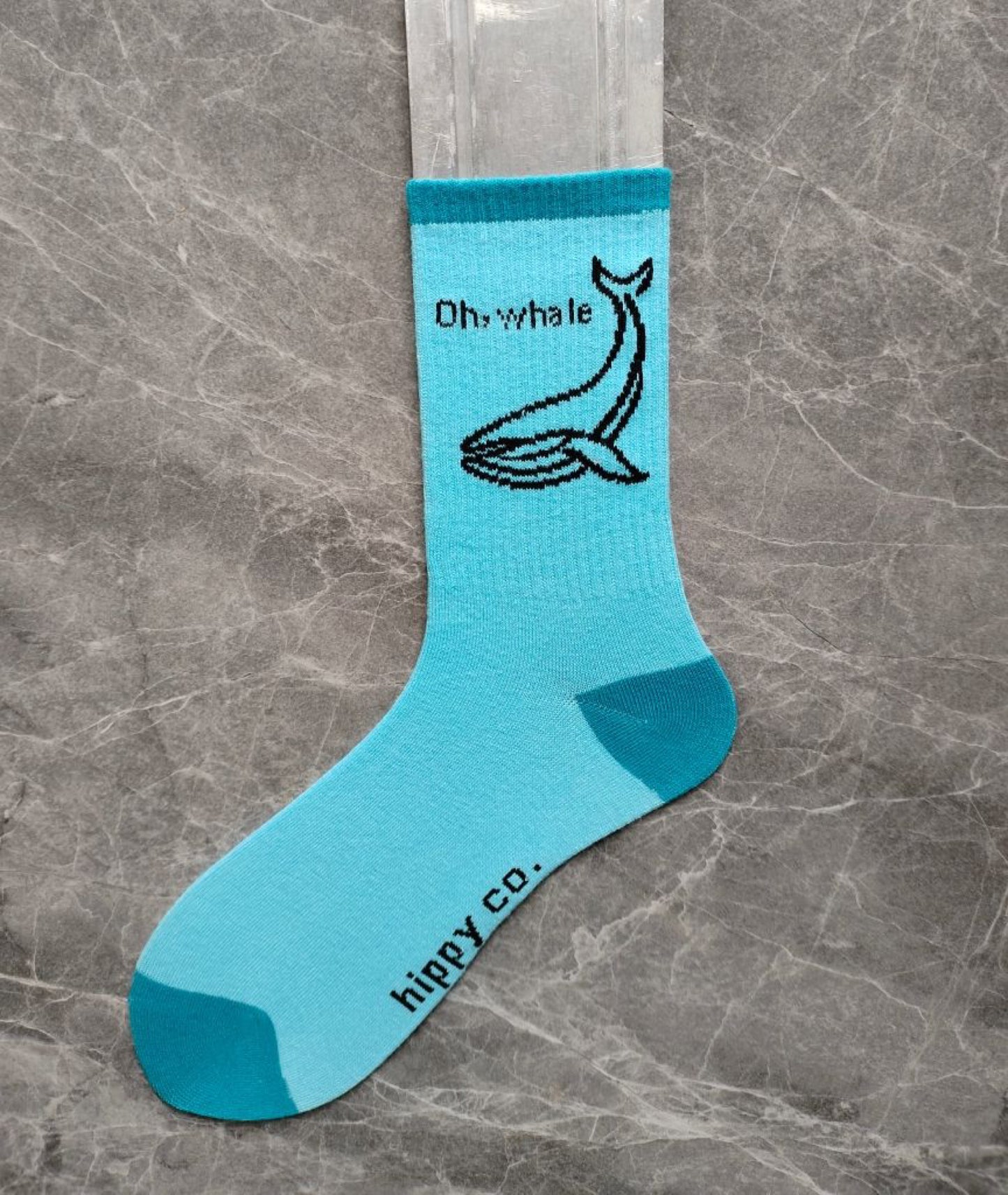 Whale Socks (Adult 8-12)