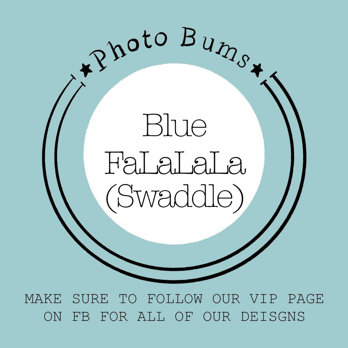 Blue FaLaLaLa (Swaddle)